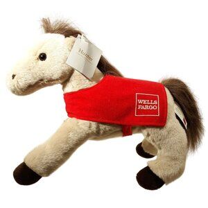 Wells Fargo Legendary Pony Hunter Plush Stuffed Animal With Red Blanket